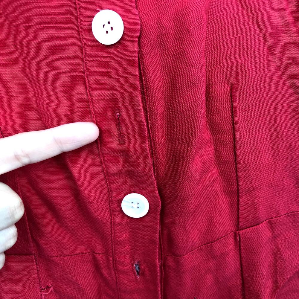 Rails Teresa Button Front Wide Leg Jumpsuit M Sle… - image 5